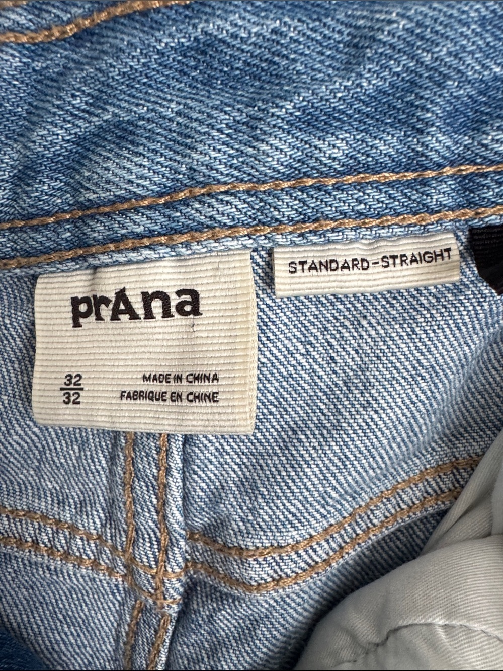 prAna Carlsbad 760 Standard Straight Organic Cotton Button Fly Jeans Men’s 32x32 - Picture 10 of 12